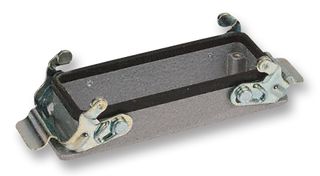 1-1102291-1 - Heavy Duty Connector, Base, Bulkhead Mount, Bottom Entry, Aluminium Body, Side Clip - HTS - TE CONNECTIVITY