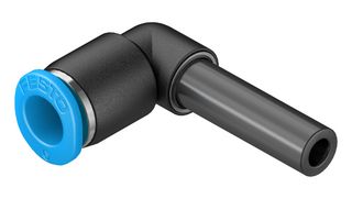 QSML-6H - Pneumatic Fitting, Push-In L-Fitting, 14 bar, 6 mm, PBT (Polybutylene Terephthalate), QSML - FESTO