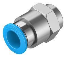 QSF-1/4-12-B - Pneumatic Fitting, Push-In Fitting, G1/4, 14 bar, 12 mm, Brass, QSF - FESTO