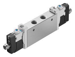 VUVG-L14-T32C-AT-G18-1R& - AIR SOLENOID VALVE, G1/8, 8BAR, 24VDC - FESTO