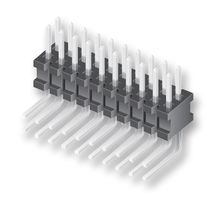 FTSH-105-02-L-D-RA . - Pin Header, Board-to-Board, Wire-to-Board, 1.27 mm, 2 Rows, 10 Contacts, Through Hole Right Angle - SAMTEC