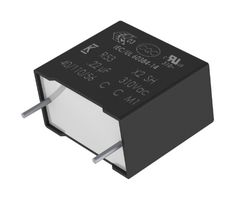 R533I310050P0K - Safety Capacitor, Metallized PP, Radial Box - 2 Pin, 0.1 µF, ± 10%, X2, Through Hole - KEMET