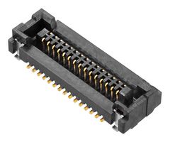 204927-0301 - Mezzanine Connector, Receptacle, 0.4 mm, 2 Rows, 30 Contacts, Surface Mount, Copper Alloy - MOLEX