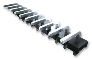 FWS-12-02-T-S-RA - Pin Header, Power Terminal, Board-to-Board, 5.08 mm, 1 Rows, 12 Contacts, Through Hole Right Angle - SAMTEC