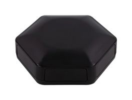 CBHEX1-60-BK - Plastic Enclosure, Hex-Box IoT, ABS, 45 mm, 130 mm, 146 mm, IP40 - CAMDENBOSS