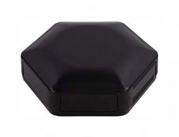 CBHEX1-51-BK - Plastic Enclosure, Hex-Box IoT, ABS, 45 mm, 130 mm, 146 mm, IP30, IP40 - CAMDENBOSS
