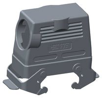 T1270162129-000 - Heavy Duty Connector, Hood, Side Entry, Aluminium Alloy Body, 2 Lever, H16B - TE CONNECTIVITY