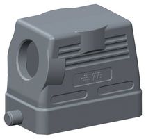 T1310100120-000 - Heavy Duty Connector, Hood, Side Entry, Aluminium Alloy Body, 1 Lever, H10B - TE CONNECTIVITY