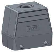 T1329320125-000 - Heavy Duty Connector, Hood, Top Entry, Aluminium Alloy Body, 2 Lever - TE CONNECTIVITY