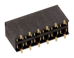61032021821 - PCB Receptacle, Board-to-Board, 2.54 mm, 2 Rows, 20 Contacts, Surface Mount Straight, WR-PHD - WURTH ELEKTRONIK