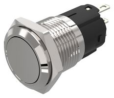 82-4551.1000 - Vandal Resistant Switch, Series 82, 16 mm, SPDT, Momentary, Round Flat - EAO