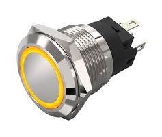 82-5151.1144 - Vandal Resistant Switch, 19mm0, 82 Series, 19 mm, SPDT, Momentary, Round Flat Flush, Natural - EAO