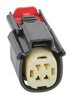 33472-4007 - Automotive Connector Housing, Light Grey, MX150 33472 Series, Receptacle, 4 Ways - MOLEX