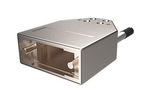 8655MH1512LF - D Sub Backshell, DA, 180°, Zinc Body - AMPHENOL COMMUNICATIONS SOLUTIONS