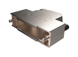 8655MHRA0901LF - D Sub Backshell, DE, 45°, Zinc Alloy Body - AMPHENOL COMMUNICATIONS SOLUTIONS