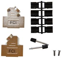 8655MHRA1501KLF - D Sub Backshell, DA, 45°, Zinc Body - AMPHENOL COMMUNICATIONS SOLUTIONS