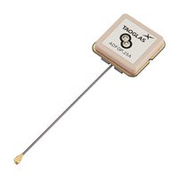 ADFGP.25A.07.0060A - Antenna, Patch, 1.559 GHz to 1.61 GHz, -4 dBi, Right Hand Circular, UFL Connector - TAOGLAS