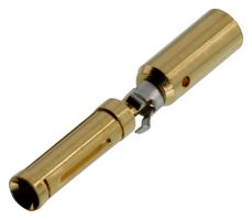 FC112N2/AA - Rectangular Power Contact, PCS Series, Gold Plated Contacts, Brass, Socket, Crimp - POSITRONIC