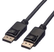 11.44.5763 - Audio / Video Cable Assembly, DisplayPort Plug, DisplayPort Plug, 9.8 ft, 3 m, Black - ROLINE
