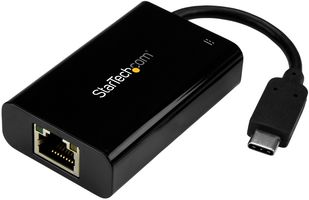 US1GC30PD - Adapter, 1 Port, USB-C to Gigabit Network, Power Delivery - - STARTECH