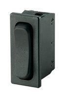 1838.3502 - Rocker Switch, Momentary, SPDT, Non Illuminated, Panel Mount, Black, 1830 Series - MARQUARDT