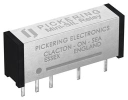 107-1-C-5/3D - Reed Relay, SPDT, 5 V, Mini-SIL 107 Series, Through Hole, 500 ohm, 250 mA - PICKERING