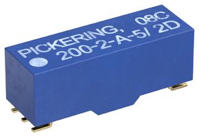 200-2-A-5/2D - Reed Relay, DPST-NO, 5 V, 200 Series, Surface Mount, 400 ohm, 500 mA - PICKERING