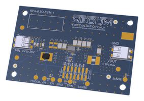 RPX-0.5Q-EVM-1 - Evaluation Module, RPX-0.5Q, Power Management - Voltage Regulator, DC/DC Buck Converter - RECOM POWER