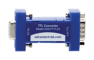 BB-232LPTTL33 - Converter, Port Powered, RS-232 to TTL/CMOS, 3.3 VDC, 115.2 Kbps, 0 °C to 70 °C - ADVANTECH