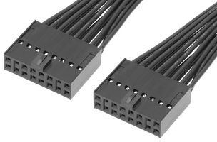 219658-1163 - Cable Assembly, C-Grid III Receptacle to C-Grid III Receptacle, 16 Ways, 2.54 mm, 2 Row, 300 mm - MOLEX
