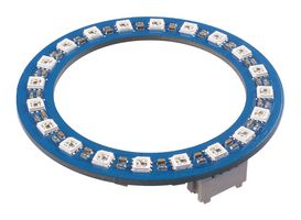 104020128 - LED Ring Board, with Cable, RGB, 3.3V / 5V, Arduino Board - SEEED STUDIO