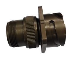 97B-3100A10SL-4S - Circular Connector, 97B Series, Wall Mount Receptacle, 2 Contacts, Solder Socket, Reverse Bayonet - AMPHENOL INTERCONNECT INDIA