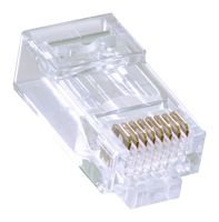 TDPTC6 - Modular Connector, RJ45 Plug, 1 x 1 (Port), 8P8C, Cat6, Cable Mount - L-COM