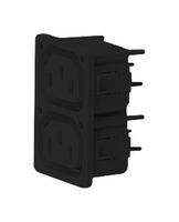 3-124-304 - Extension Lead, 5 Outlets, IEC 60320 Type F, 15 A, 250 V, IEC 60320 Type E - SCHURTER