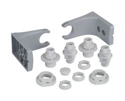 97589035. - Fixing Bow, Signal Indicator, 3-Tier, Polycarbonate/ABS, Grey, IP65, 35 x 48 mm - WERMA