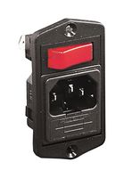 BVA01/Z0000/69 - Un-Filtered IEC Power Entry Module, IEC C14, General Purpose, 10 A, 250 VAC, 1-Pole Switch - BULGIN LIMITED