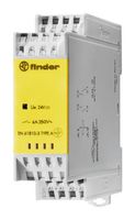 7S.12.8.230.5110 - Safety Relay, 240 VAC, SPST-NO, SPST-NC, 7S Series, DIN Rail, 6 A, Screwless - FINDER