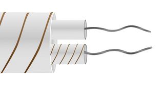 WT-356-D 25M - Thermocouple Wire, IEC, Flat Pair, Glass Fibre, Type T, 1 x 0.3mm, 25 m - LABFACILITY
