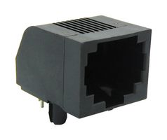 SS-90000-001 - Modular Connector, RJ45 Jack, 1 x 1 (Port), 8P8C, Through Hole Mount - STEWART CONNECTOR