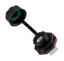 SS-60400-033 - In-Line Adapter, Cat6a, RJ45, RJ45, Adaptor, In-Line, SealJack Series, Jack, 8 Ways - STEWART CONNECTOR