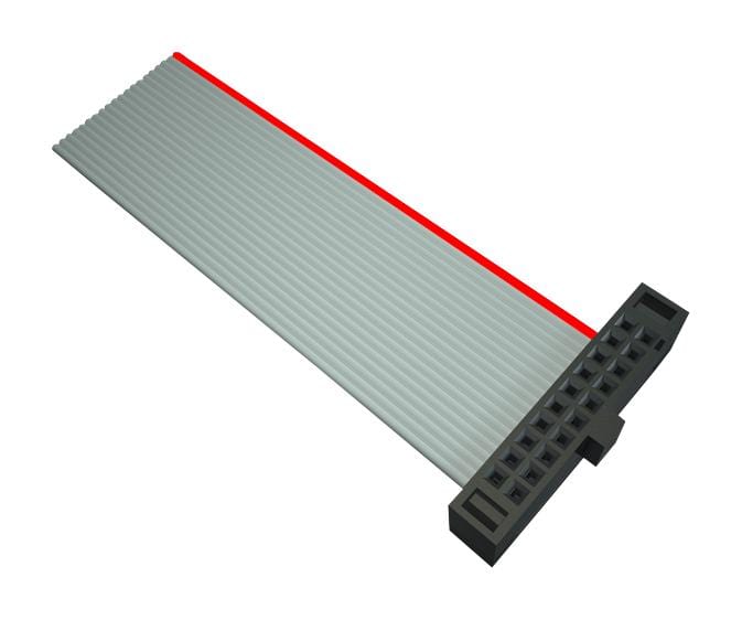 SAMTEC Picoflex and Ribbon FFSD-10-S-02.00-01-N-SR CABLE, IDC RCPT-FREE END, 20P, 50.8MM SAMTEC 3672108 FFSD-10-S-02.00-01-N-SR