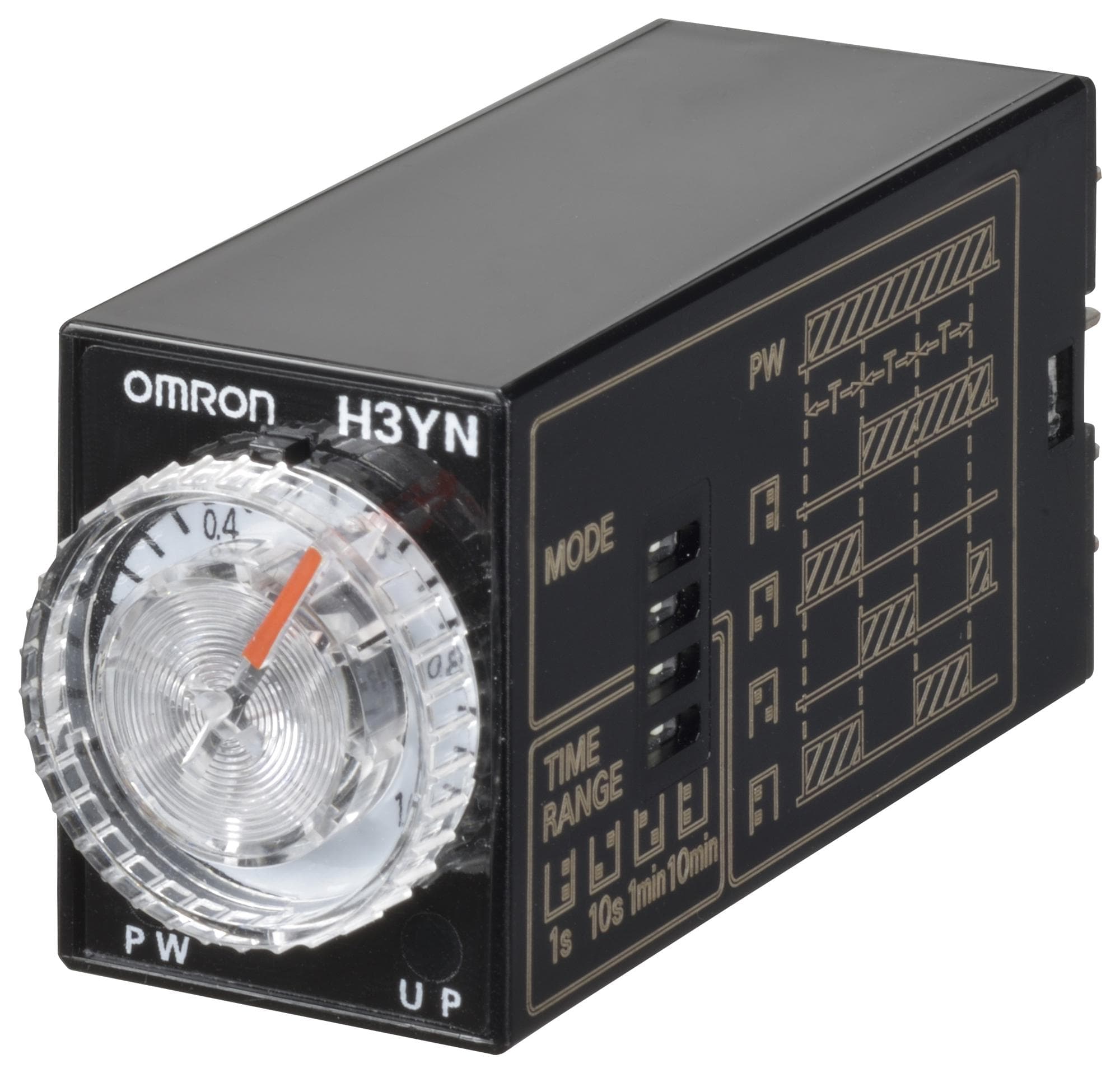 OMRON Analogue Timers H3YN-41-B DC24 MULTIFUNCTION TIMER, 0.1MIN-10H, 4PDT OMRON 2578969 H3YN-41-B DC24