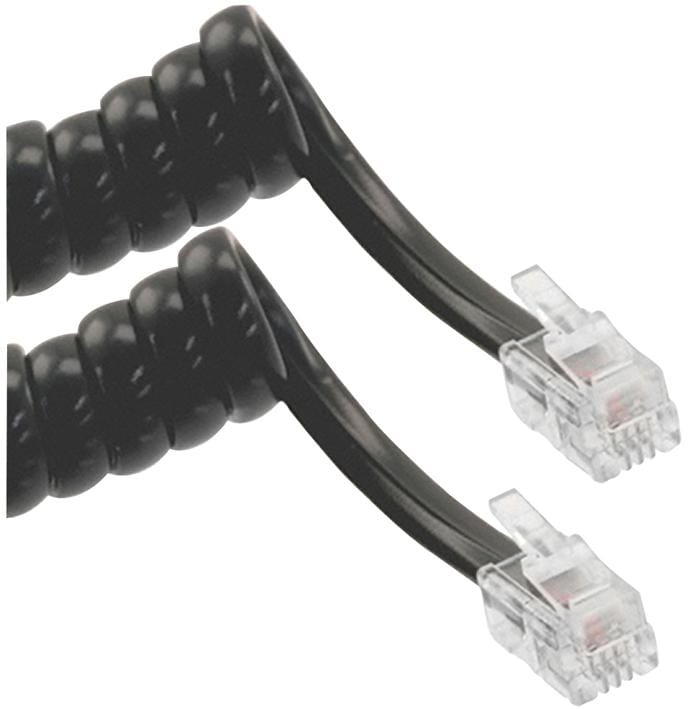 TITAN Telephone Cables HC6B/G TELEPHONE CABLE, RJ10 PLUG-PLUG, 1.8M TITAN 3531775 HC6B/G
