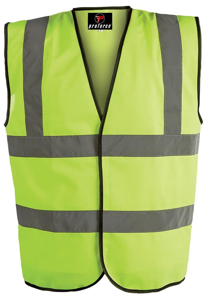 PROFORCE Clothing HV08 L HI-VIS VEST, YELLOW, L PROFORCE 3532644 HV08 L