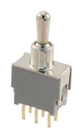ATE2D-2M3-10-Z TOGGLE SWITCH, DPDT, 0.05A, 60VAC, TH NIDEC COPAL ELECTRONICS