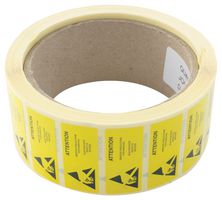 055-0068 ÉTIQUETTE D'AVERTISSEMENT ESD, 16X38MM MULTICOMP