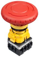 XW1E-BV513MFR E-STOP PB SW, 3PST-NC, SPST-NO, 5A, 125V IDEC
