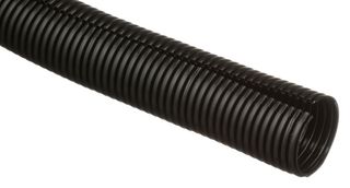 CLT125N-L630 Corrugated Loom Tubing, 15.24m, Pa, Blk PANDUIT