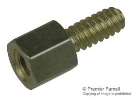 7243 D-Sub Jack Screw, 4-40, 12.7mm, Steel Keystone