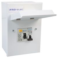 PELB1198 Consumer Unit Metal Shower 3 Way 40A Pro Elec